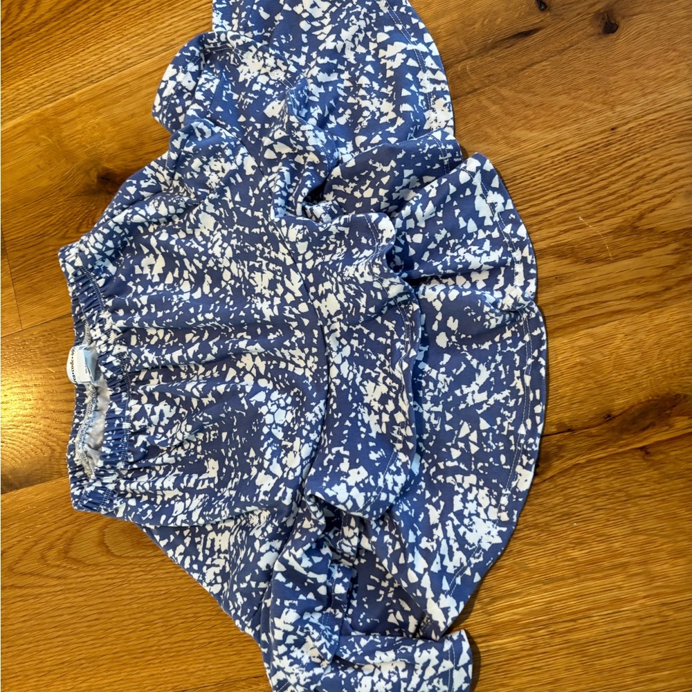 AREA Blue and White Kids Skirt
